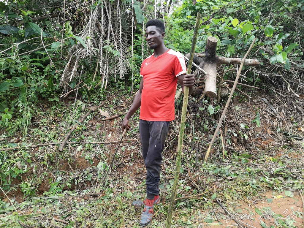 Les jeunes de Nkolnyama en action sociale-La ferme de Léo Cameroun 2020